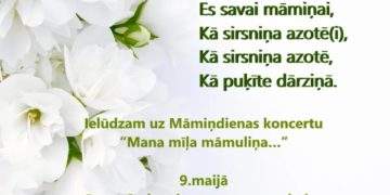 Māmiņdienas koncerts 9.maijā