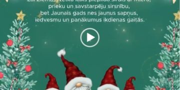 Sveicam Tevi svētkos!