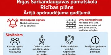 Rīgas Sarkandaugavas pamatskolas rīcības plāns ārējā apdraudējuma gadījumā